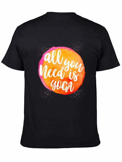 Camiseta Negra Yoga - Todo lo que necesitas