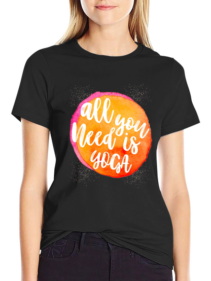 Camiseta Negra Yoga - Todo lo que necesitas