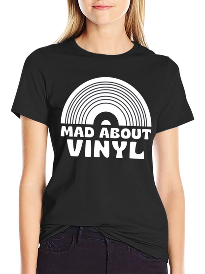 Camiseta Negra Mad About Vinyl