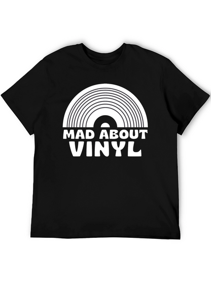 Camiseta Negra Mad About Vinyl