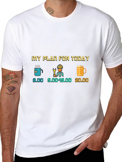 Camiseta Negra: Mi Plan Para Hoy