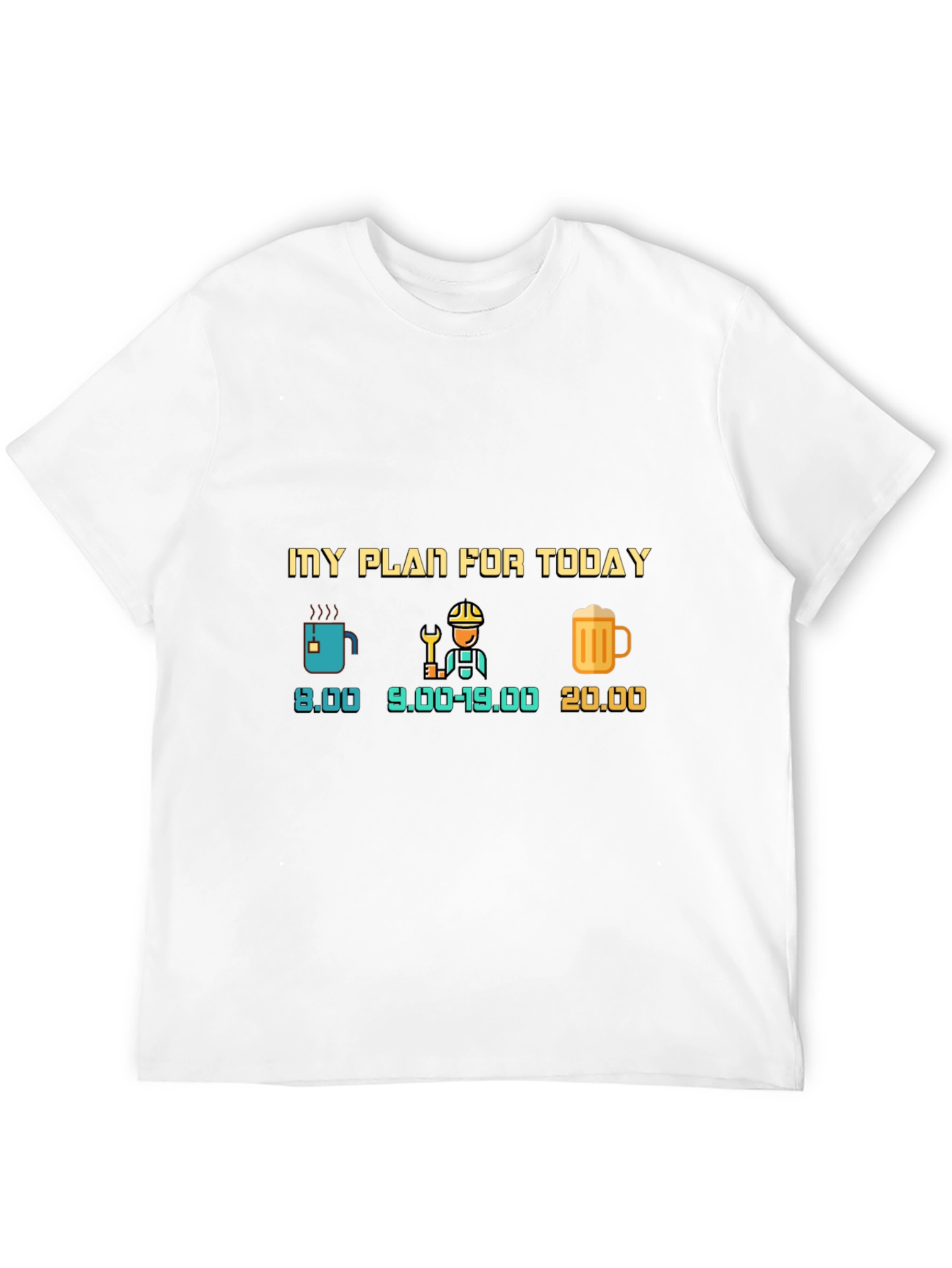 Camiseta Negra: Mi Plan Para Hoy