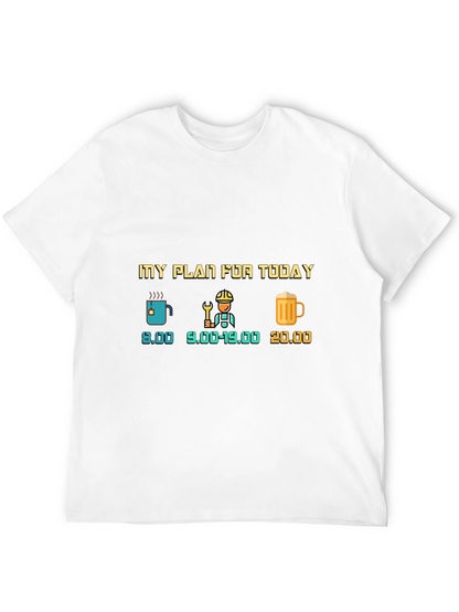 Camiseta Negra: Mi Plan Para Hoy