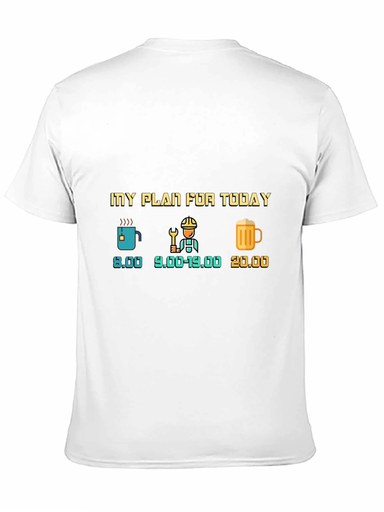 Camiseta Negra: Mi Plan Para Hoy