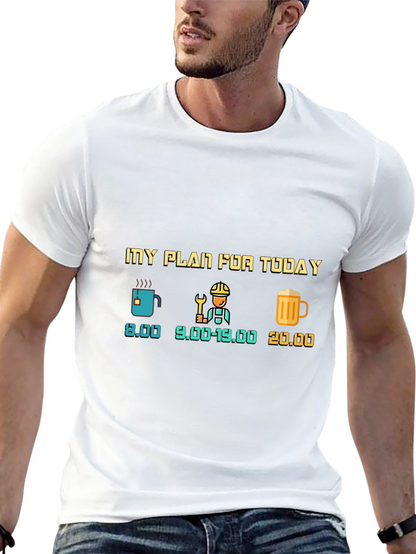 Camiseta Negra: Mi Plan Para Hoy