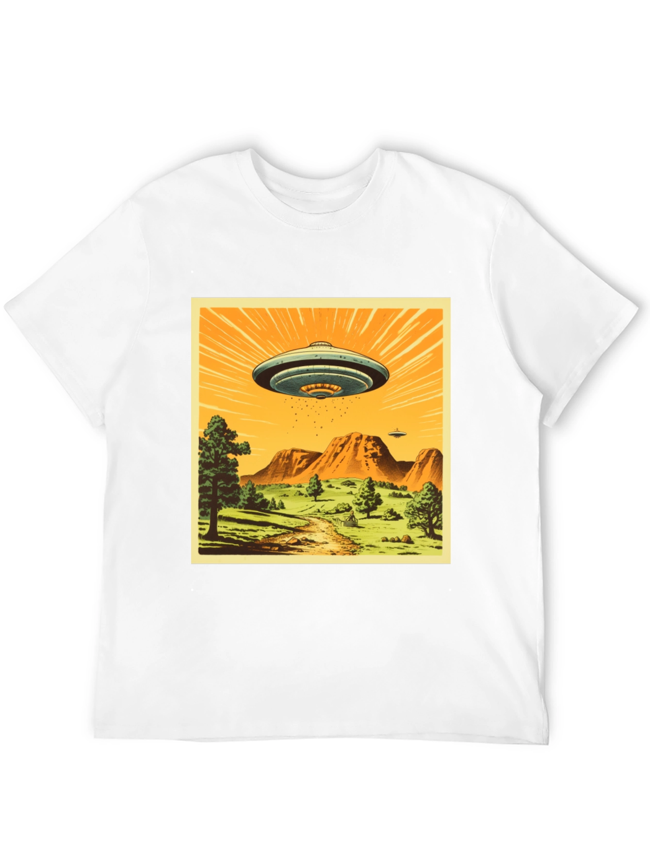 Camiseta OVNI Retro - Diseño Único