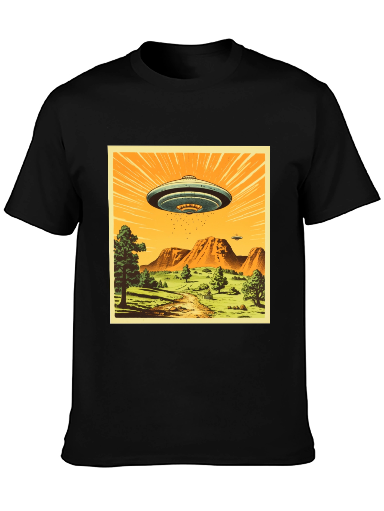 Camiseta OVNI Retro - Diseño Único