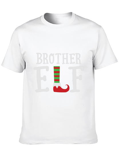 Camiseta Negra Brother Elf Navideña