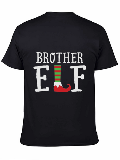 Camiseta Negra Brother Elf Navideña