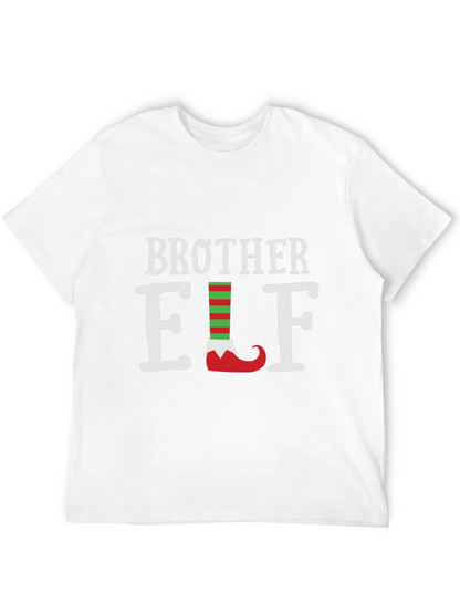 Camiseta Negra Brother Elf Navideña