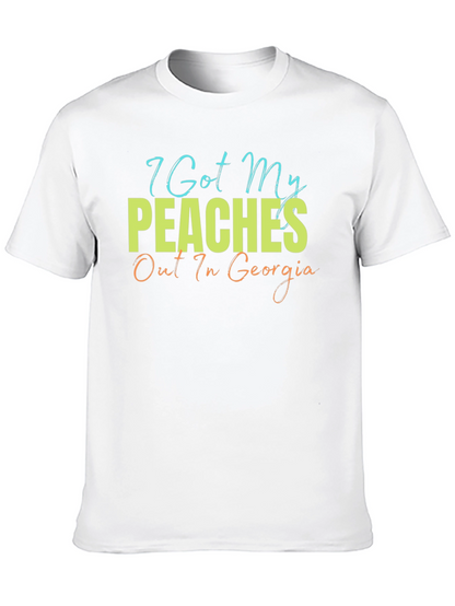 Camiseta Hombre Peaches Out In Georgia