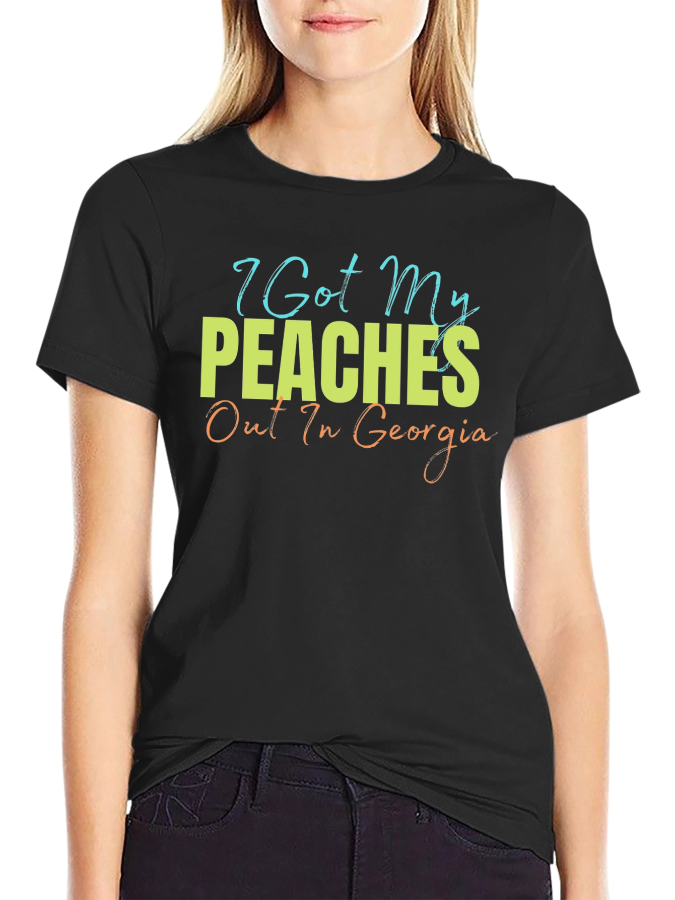 Camiseta Hombre Peaches Out In Georgia
