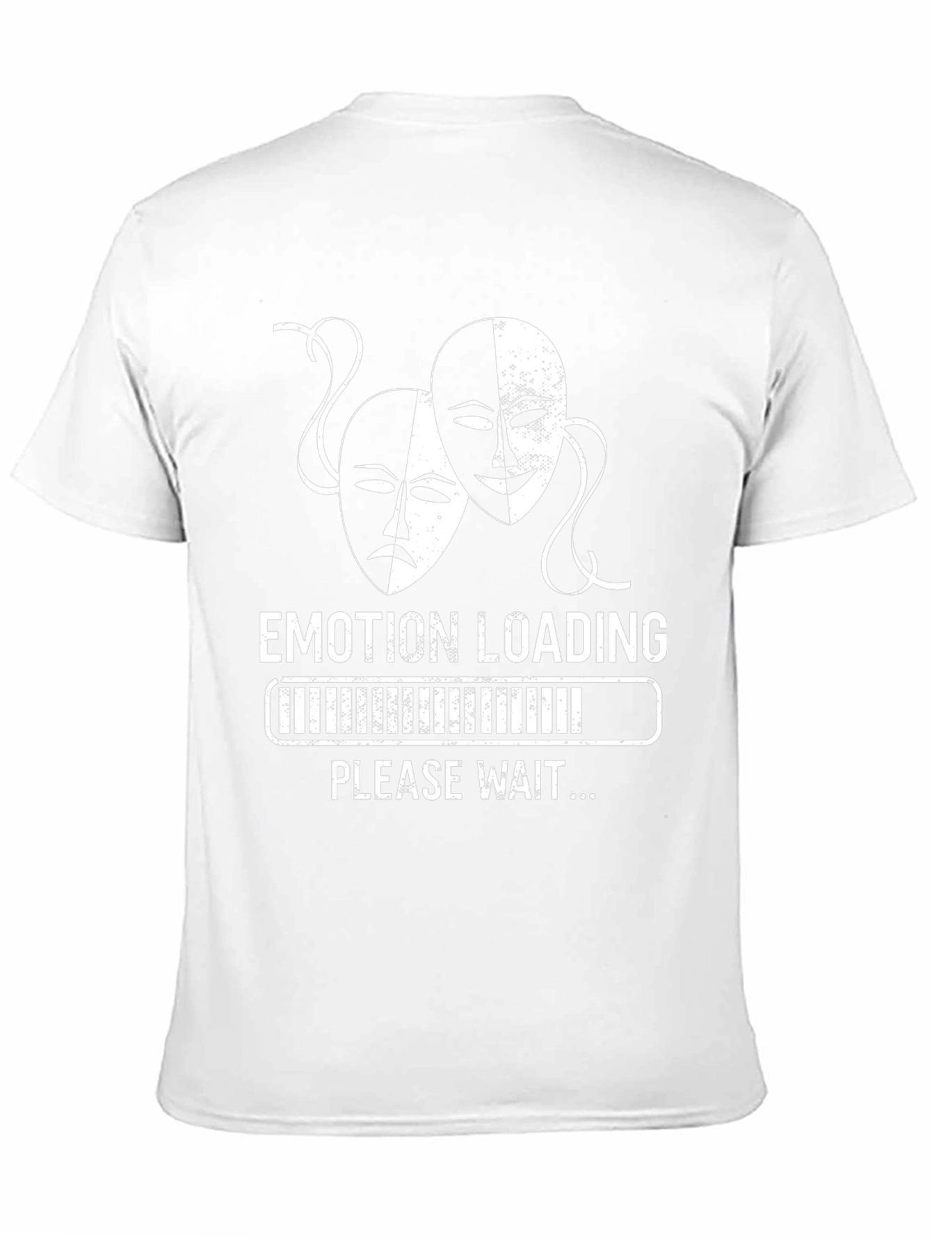 Camiseta Negra Humor Emotion Loading