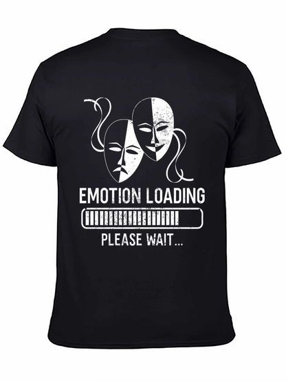 Camiseta Negra Humor Emotion Loading
