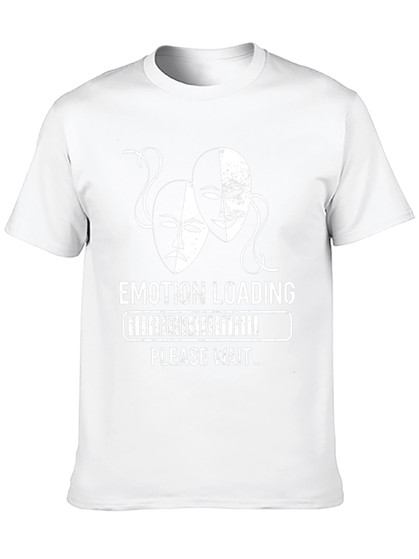 Camiseta Negra Humor Emotion Loading