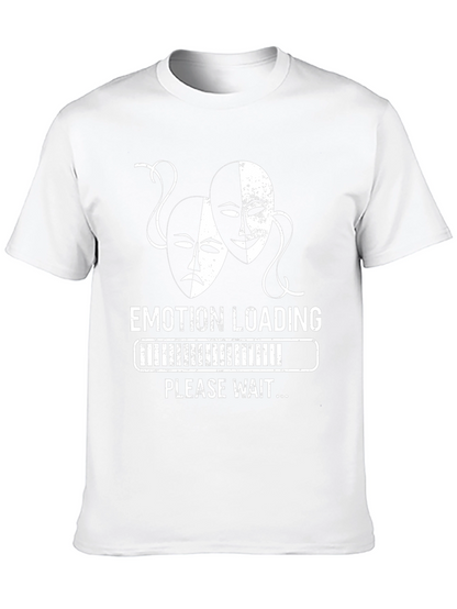 Camiseta Negra Humor Emotion Loading