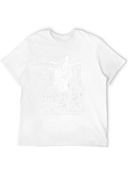 Camiseta Negra Trust Me Im The Drummer