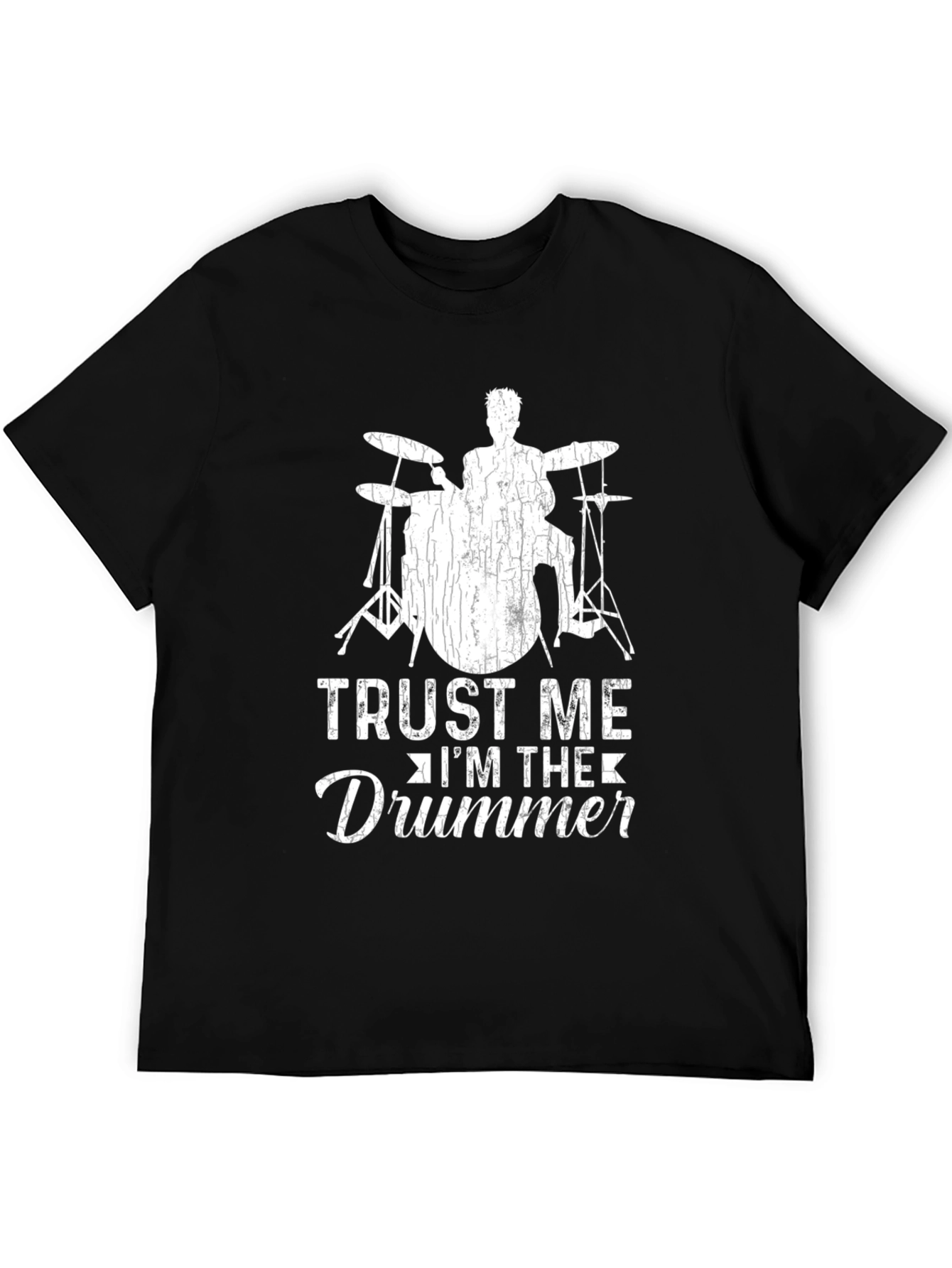 Camiseta Negra Trust Me Im The Drummer