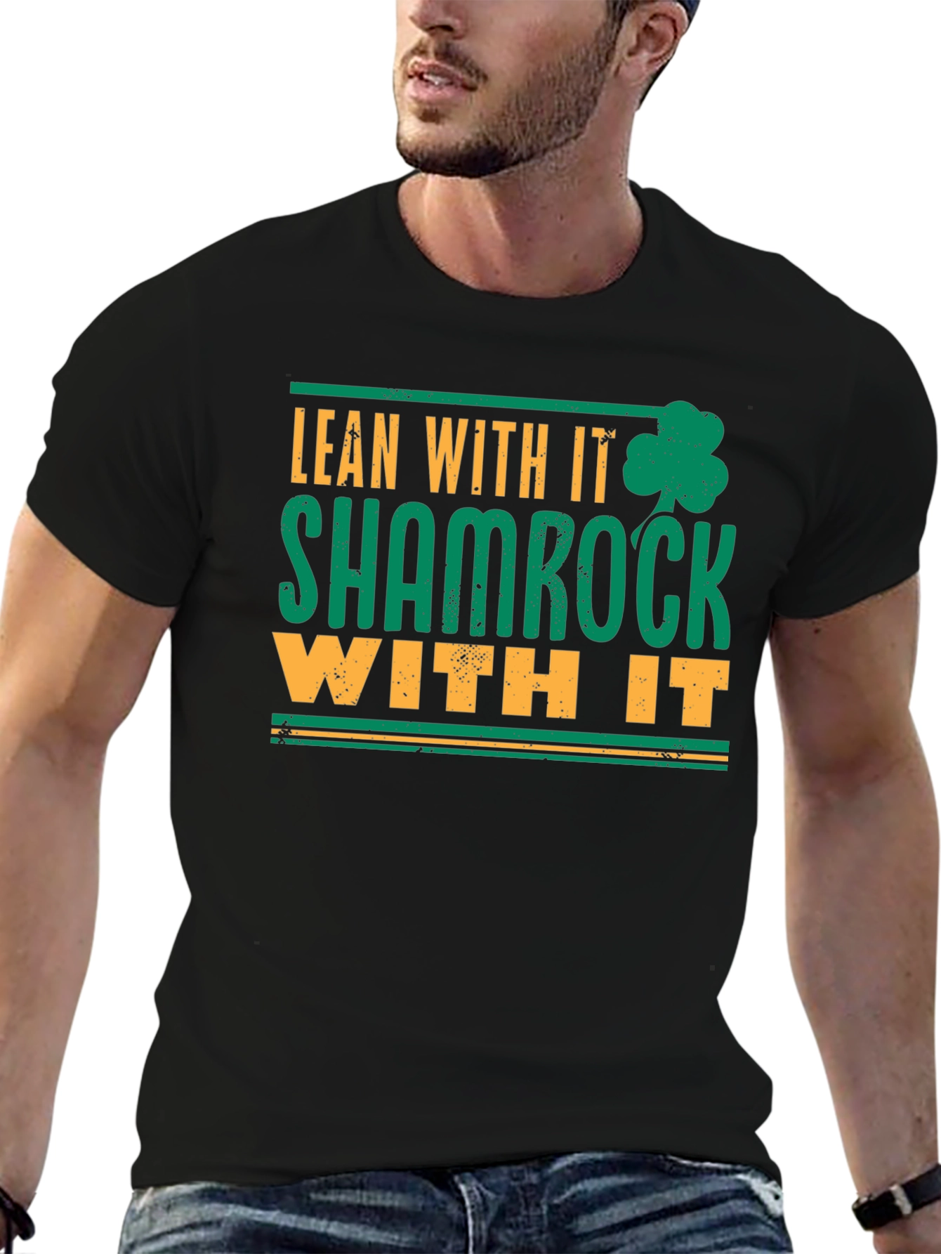 Camiseta Lean With It Shamrock With It