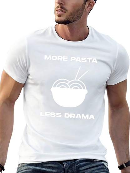 Camiseta Negra: Más Pasta Menos Drama