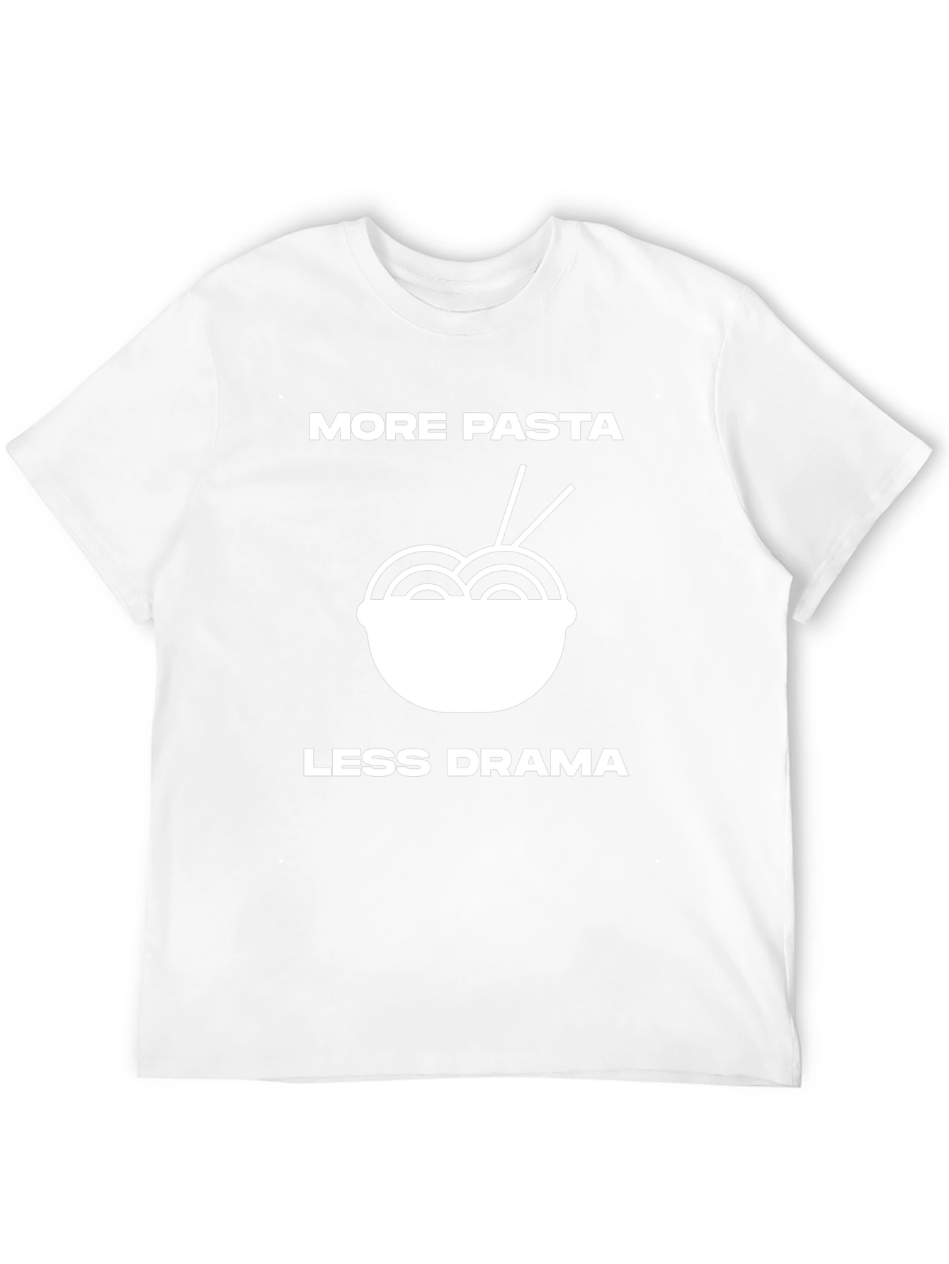 Camiseta Negra: Más Pasta Menos Drama