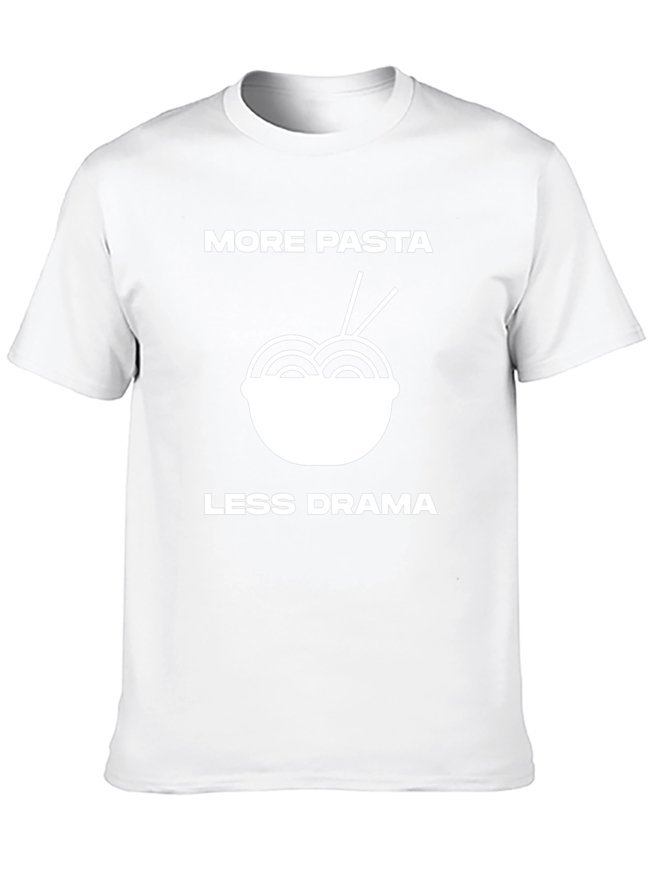 Camiseta Negra: Más Pasta Menos Drama