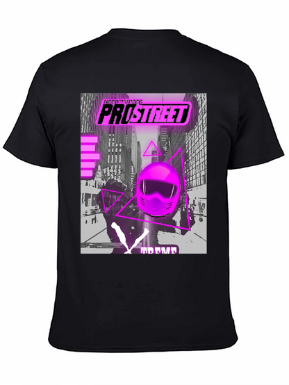 Camiseta Negra Pro Street Racing Retro