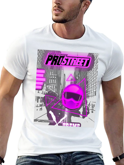 Camiseta Negra Pro Street Racing Retro