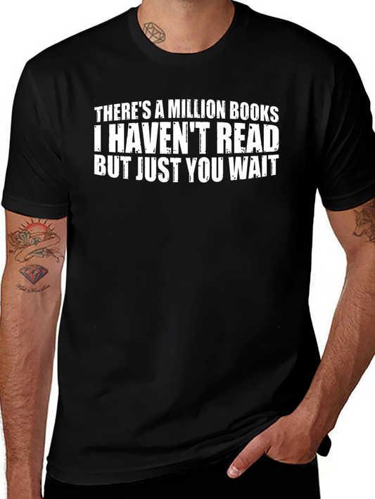 Camiseta Negra - Hay Millones de Libros Por Leer