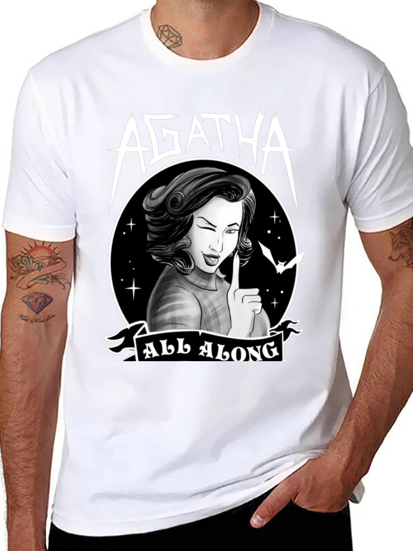 Camiseta Agatha All Along - Diseño Único