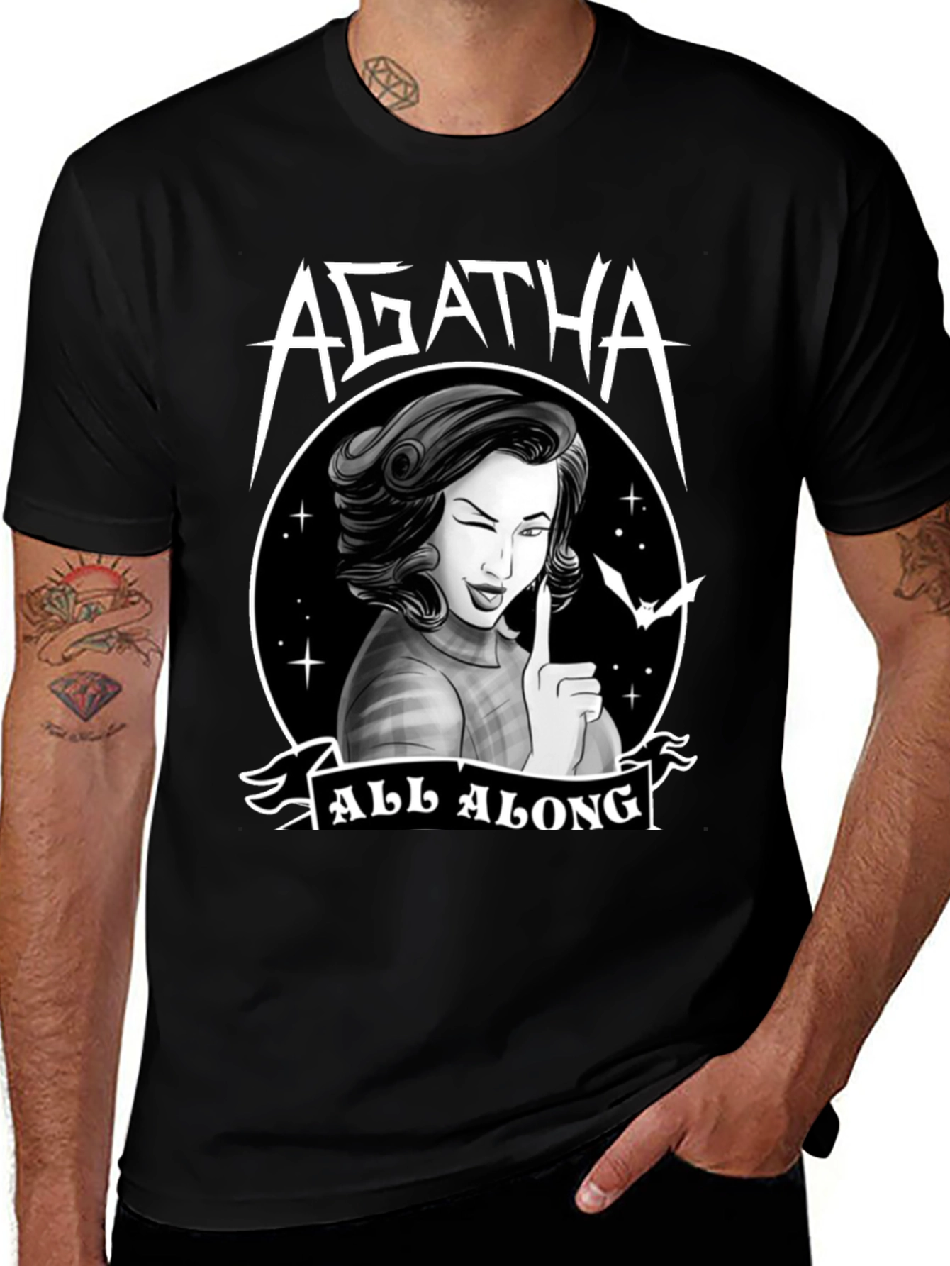 Camiseta Agatha All Along - Diseño Único