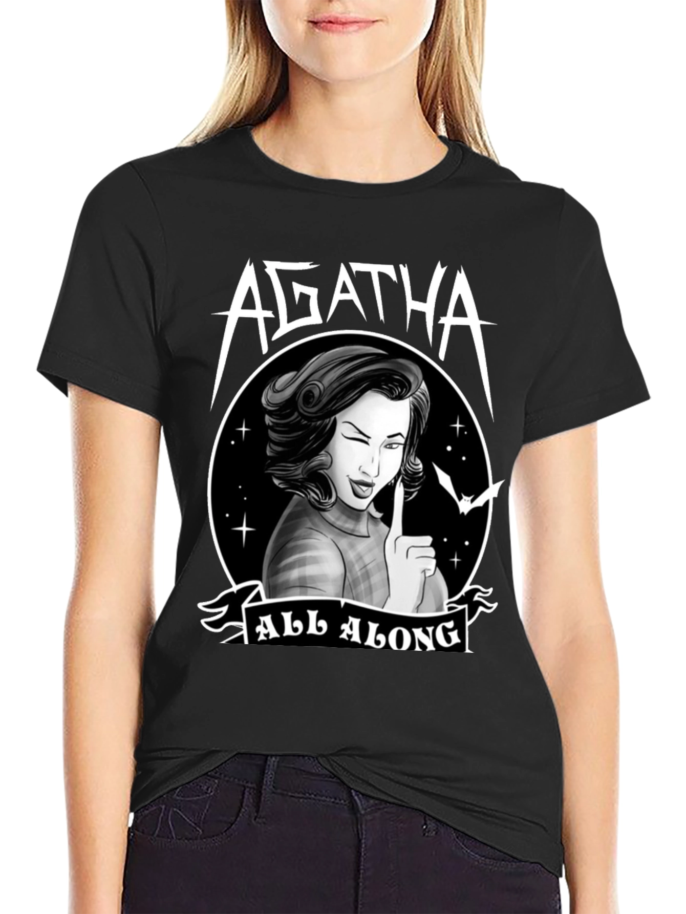 Camiseta Agatha All Along - Diseño Único