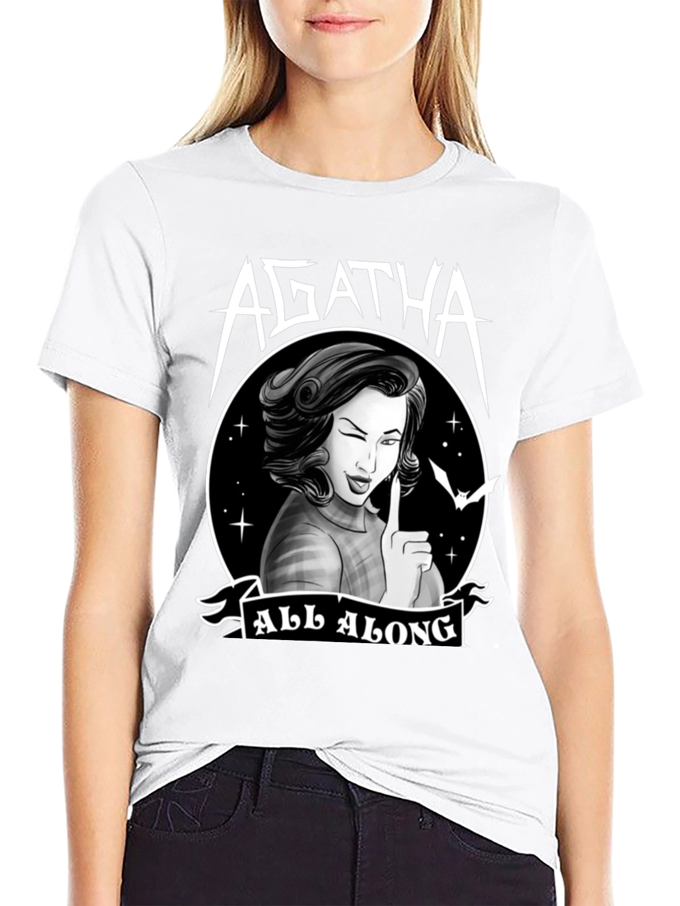 Camiseta Agatha All Along - Diseño Único