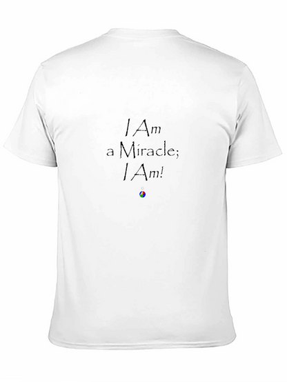Camiseta Negra: Soy un Milagro; ¡Lo Soy!