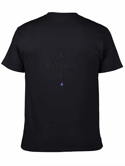 Camiseta Negra: Soy un Milagro; ¡Lo Soy!