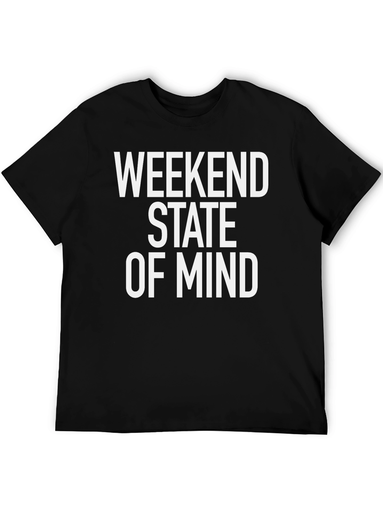 Camiseta Negra Weekend State Of Mind