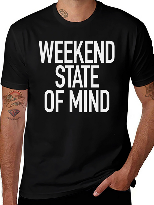 Camiseta Negra Weekend State Of Mind