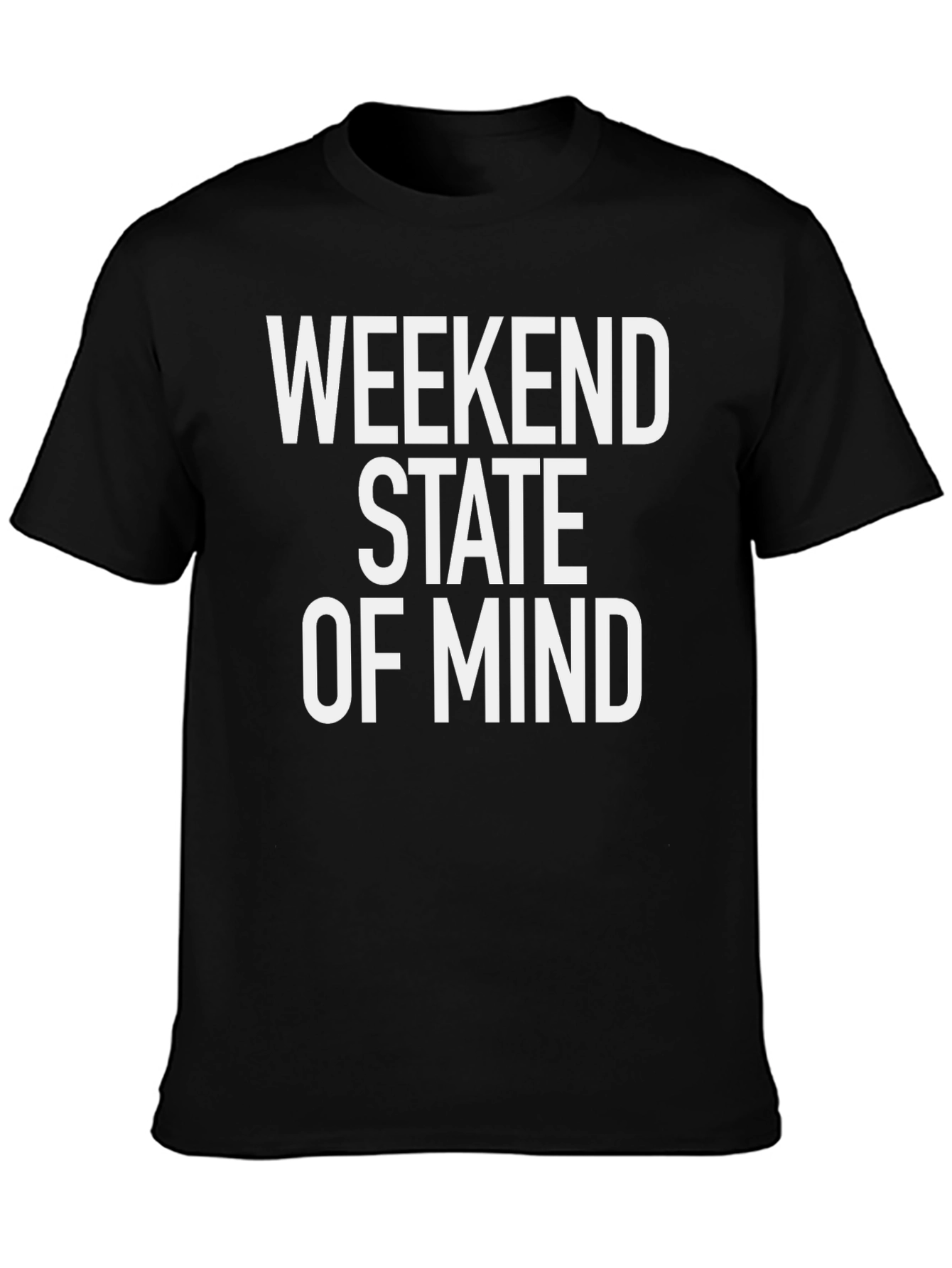 Camiseta Negra Weekend State Of Mind