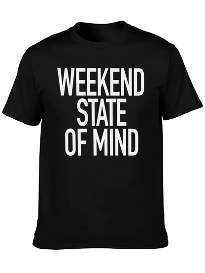 Camiseta Negra Weekend State Of Mind