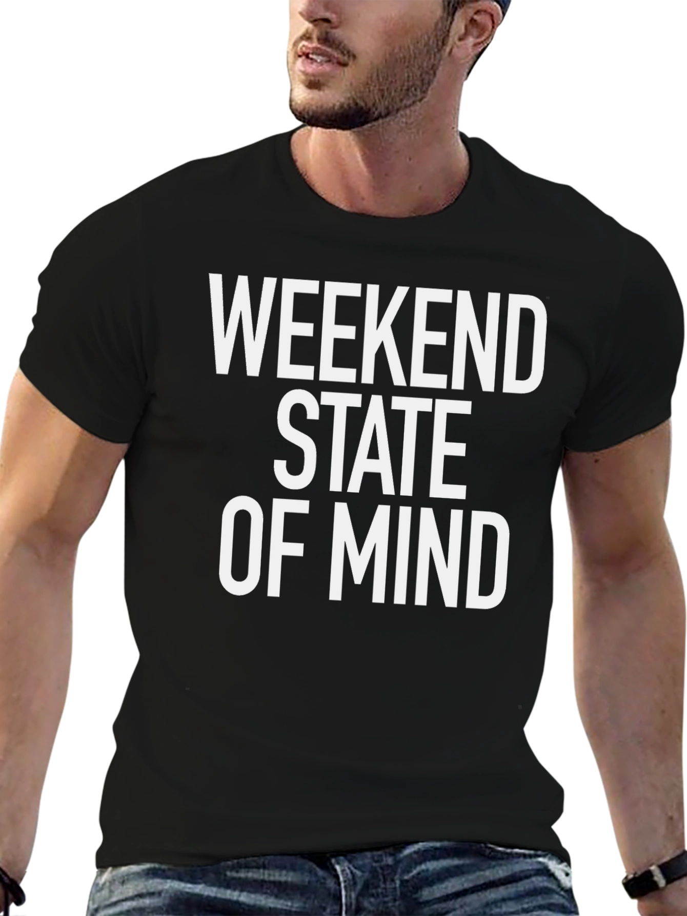 Camiseta Negra Weekend State Of Mind