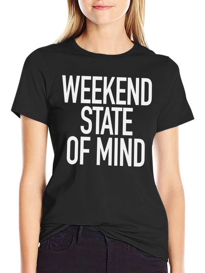 Camiseta Negra Weekend State Of Mind