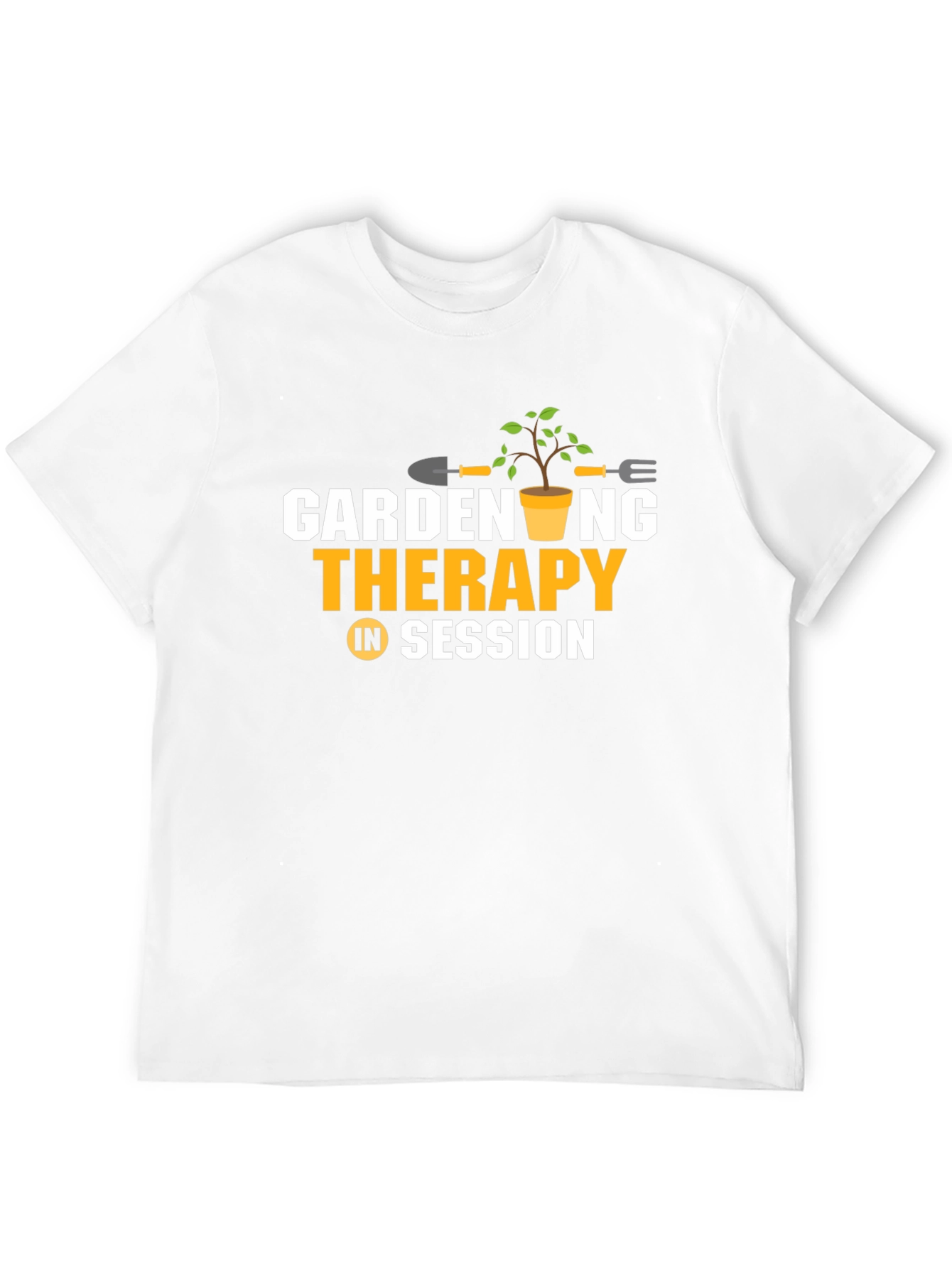 Camiseta Negra: Jardinería Terapia en Sesión