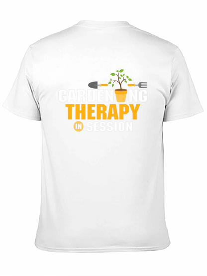 Camiseta Negra: Jardinería Terapia en Sesión