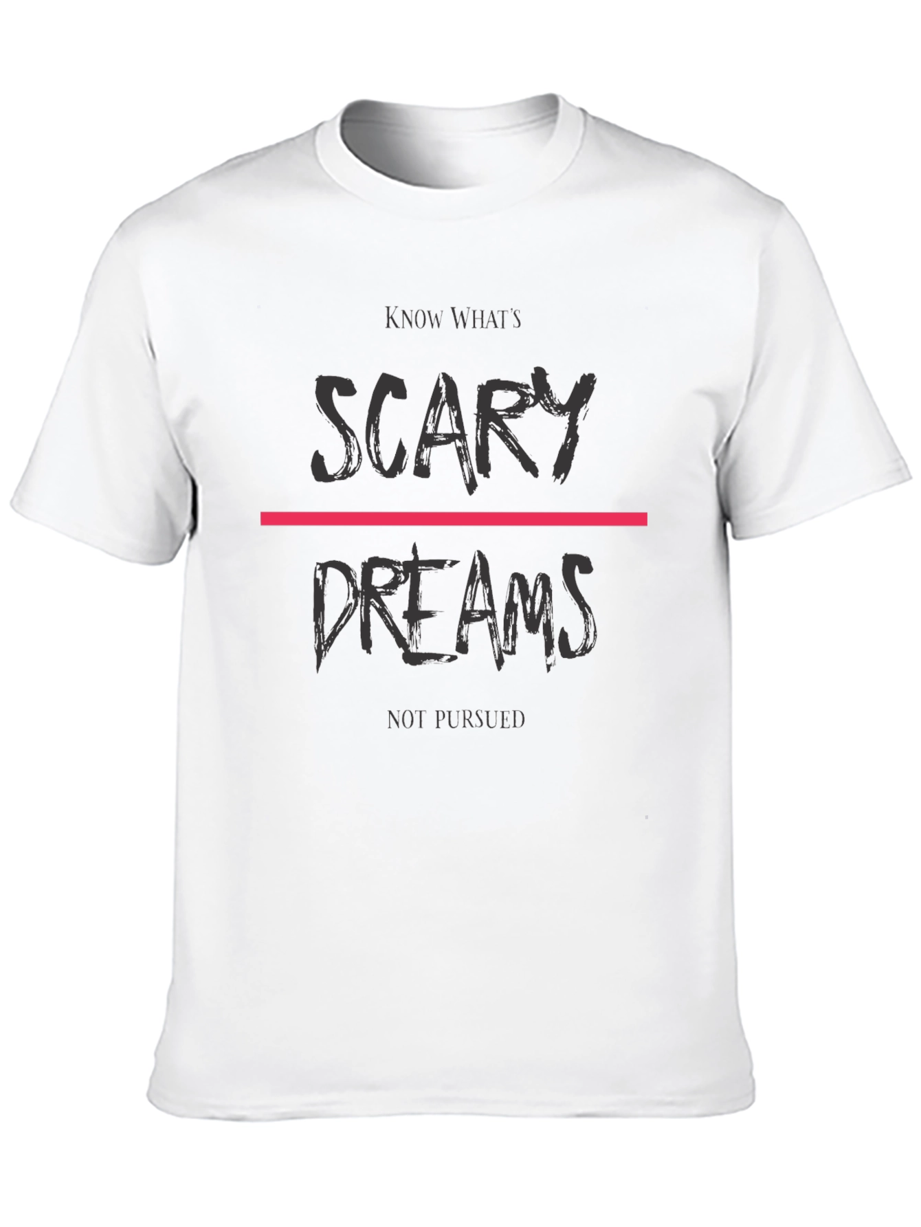 Camiseta Negra Sueños para Inspiración Diaria