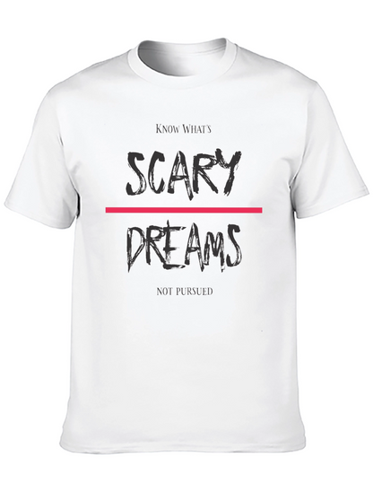 Camiseta Negra Sueños para Inspiración Diaria