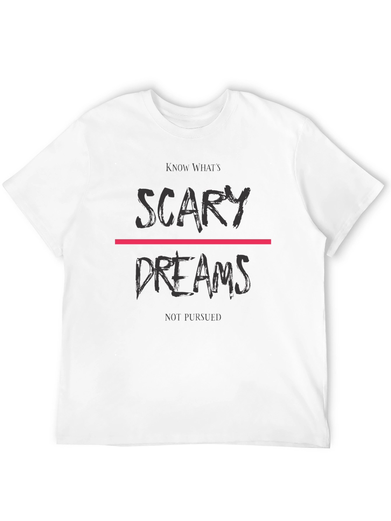 Camiseta Negra Sueños para Inspiración Diaria