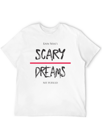 Camiseta Negra Sueños para Inspiración Diaria