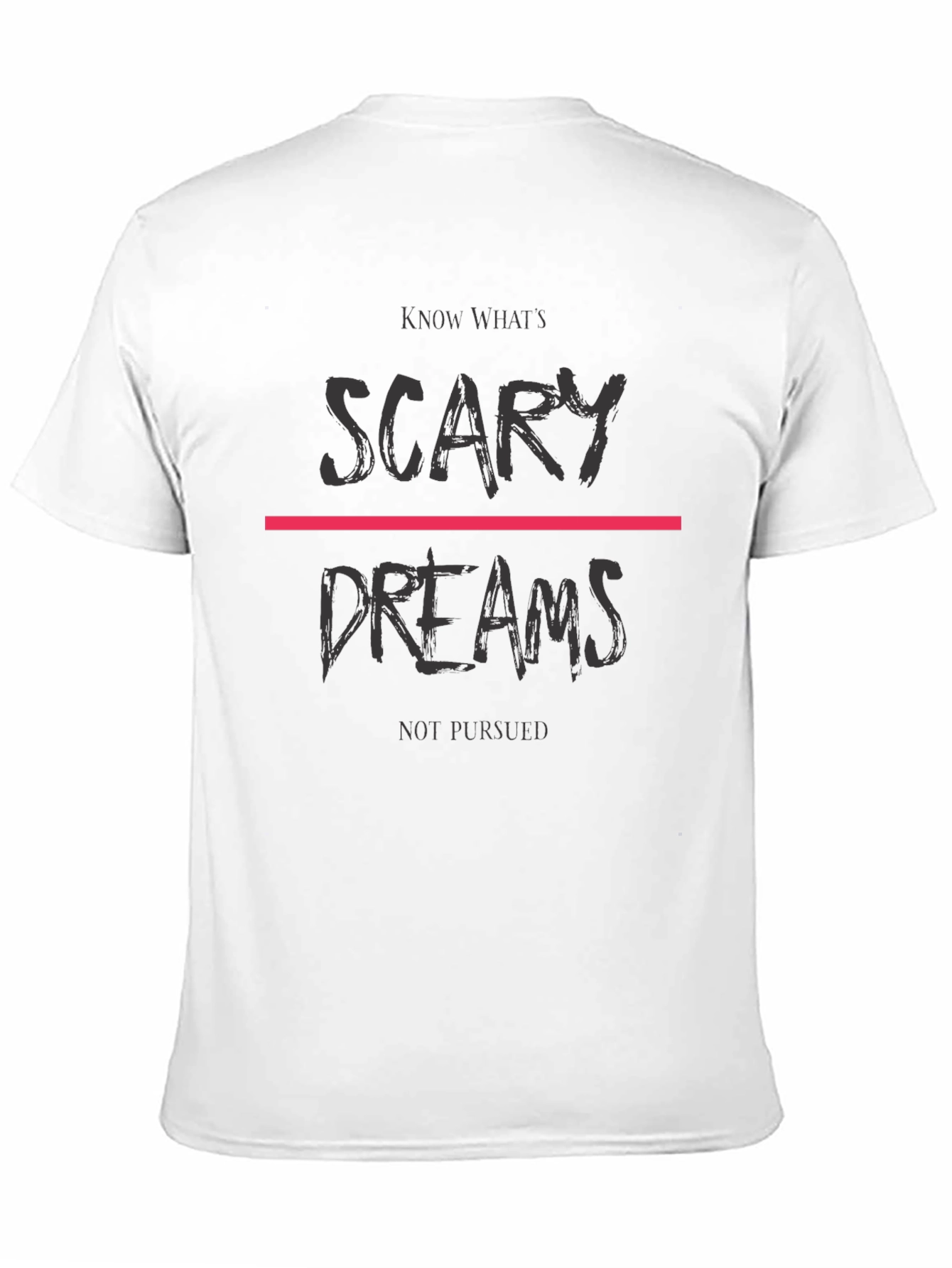 Camiseta Negra Sueños para Inspiración Diaria