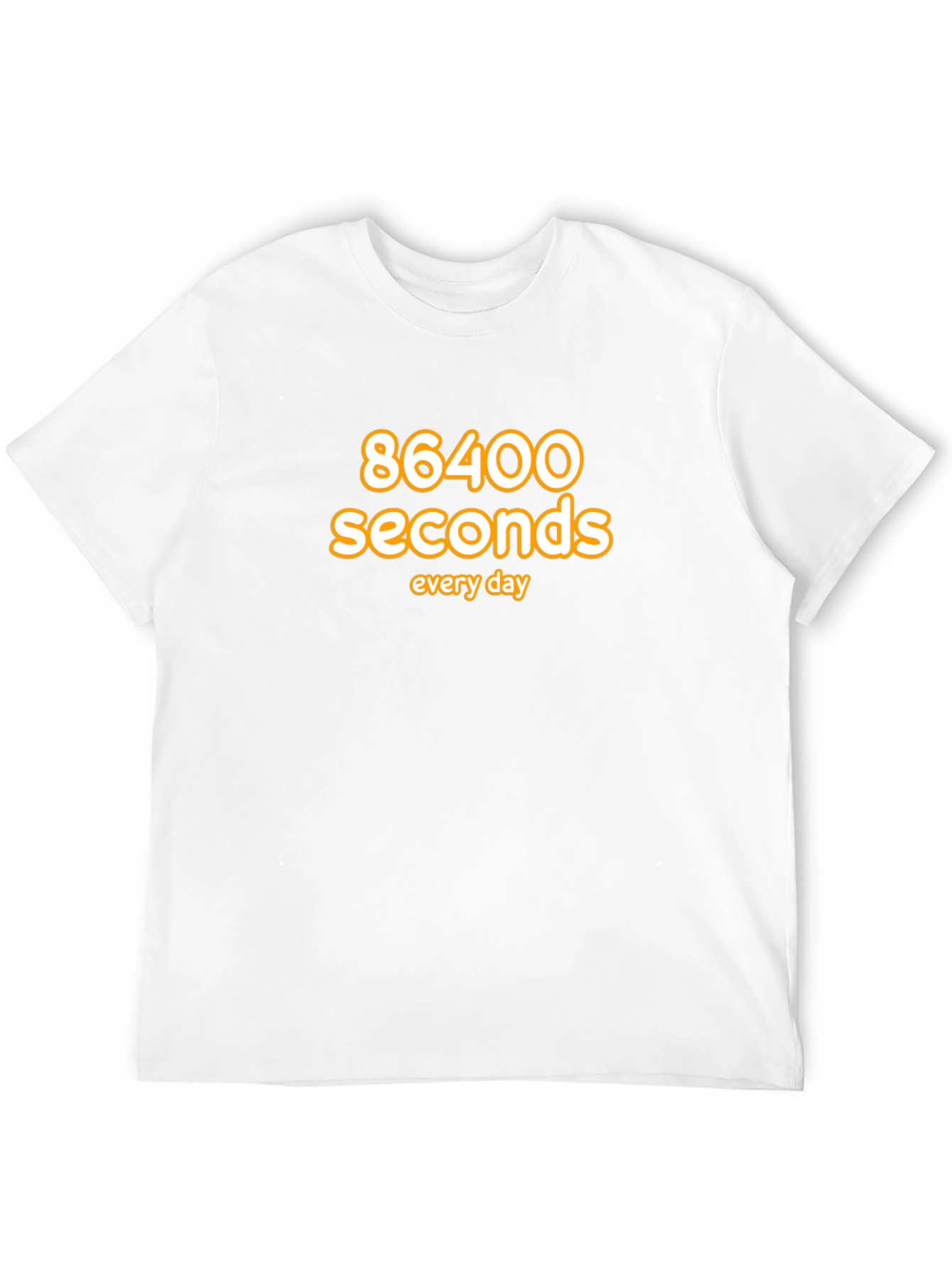 Camiseta Negra: 86400 Segundos al Día