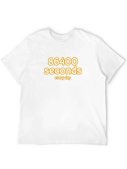 Camiseta Negra: 86400 Segundos al Día